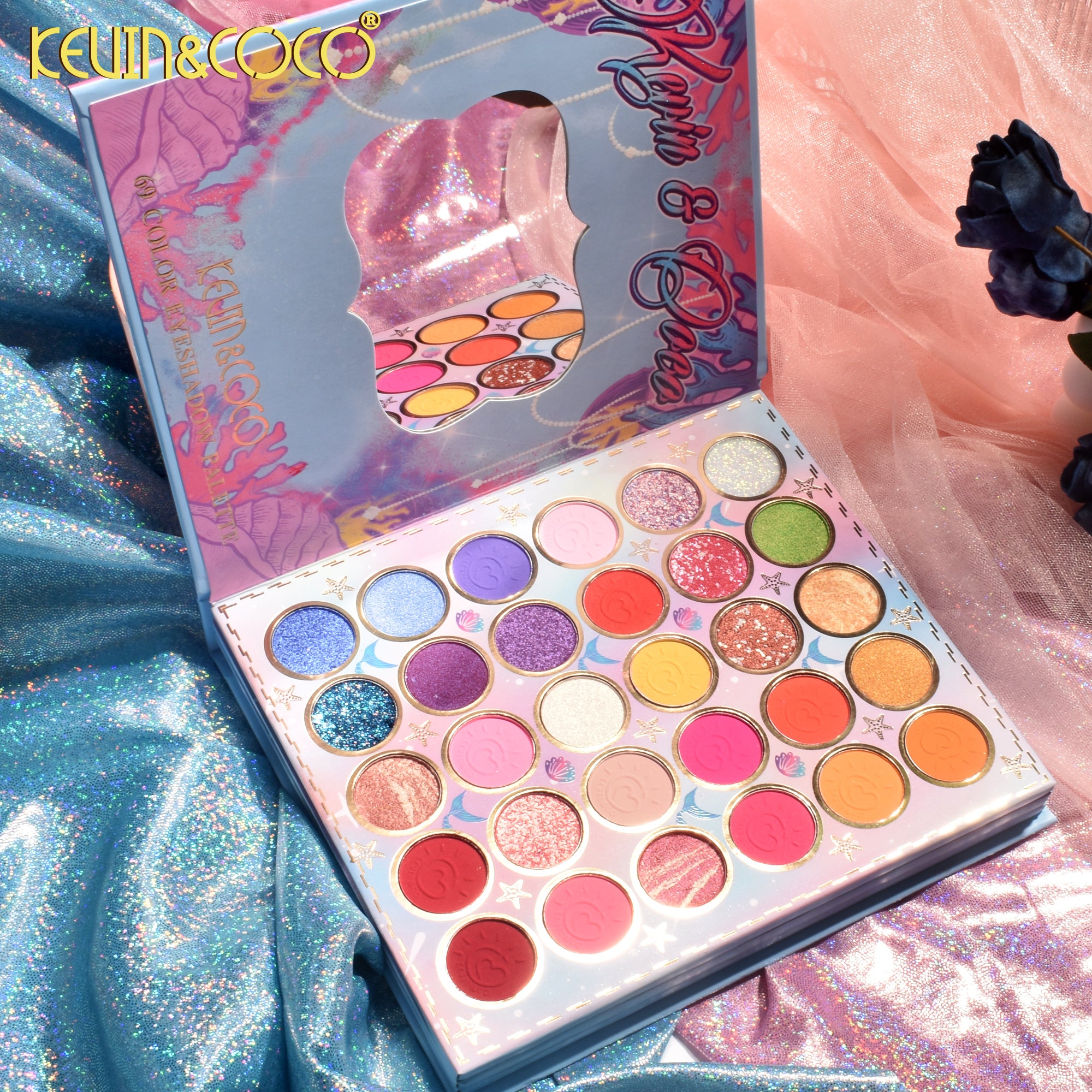 69-Color Mermaid Eyeshadow Palette (KC223250)