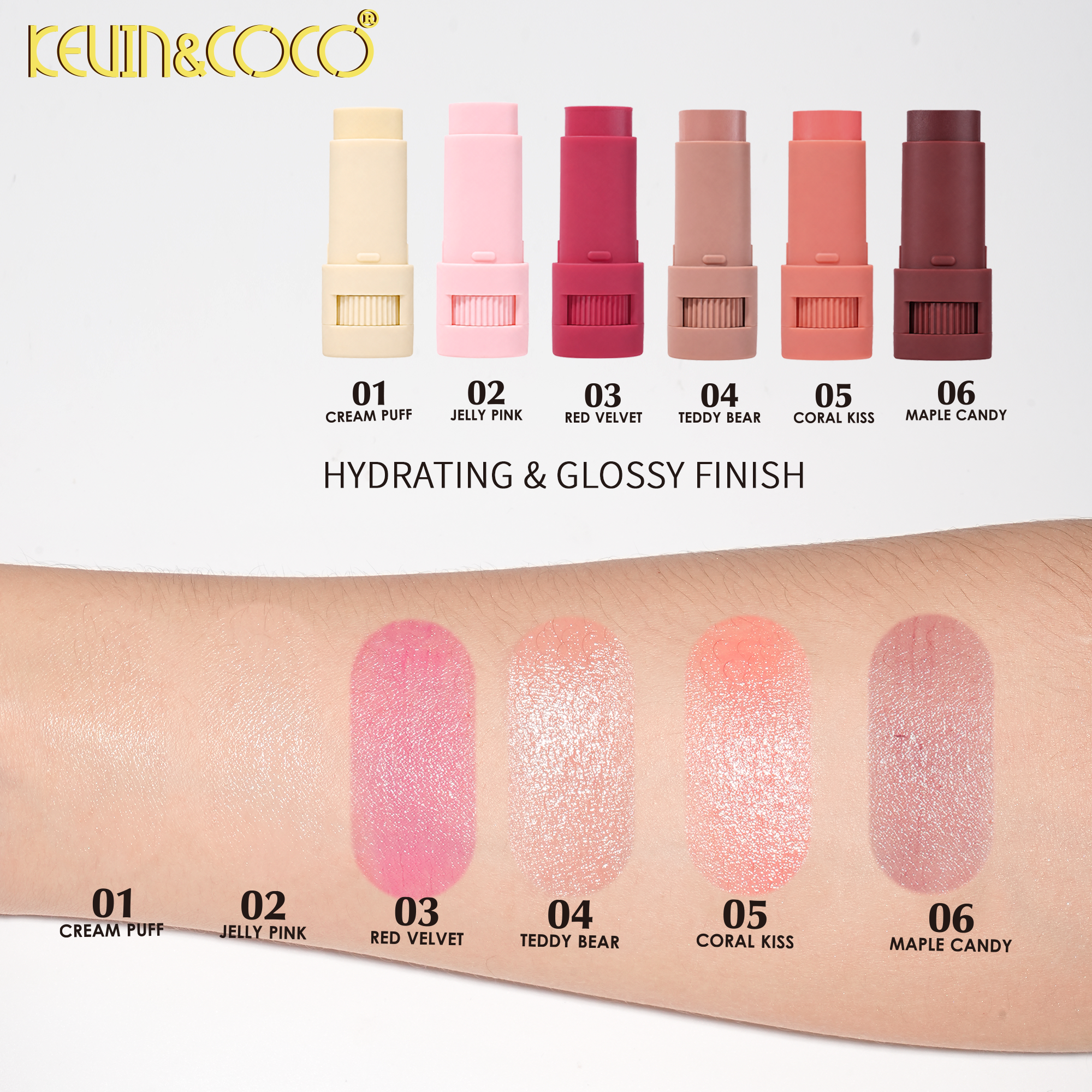 Warm Tangerine Tinted Lip Balm -24PCS(KC1958)