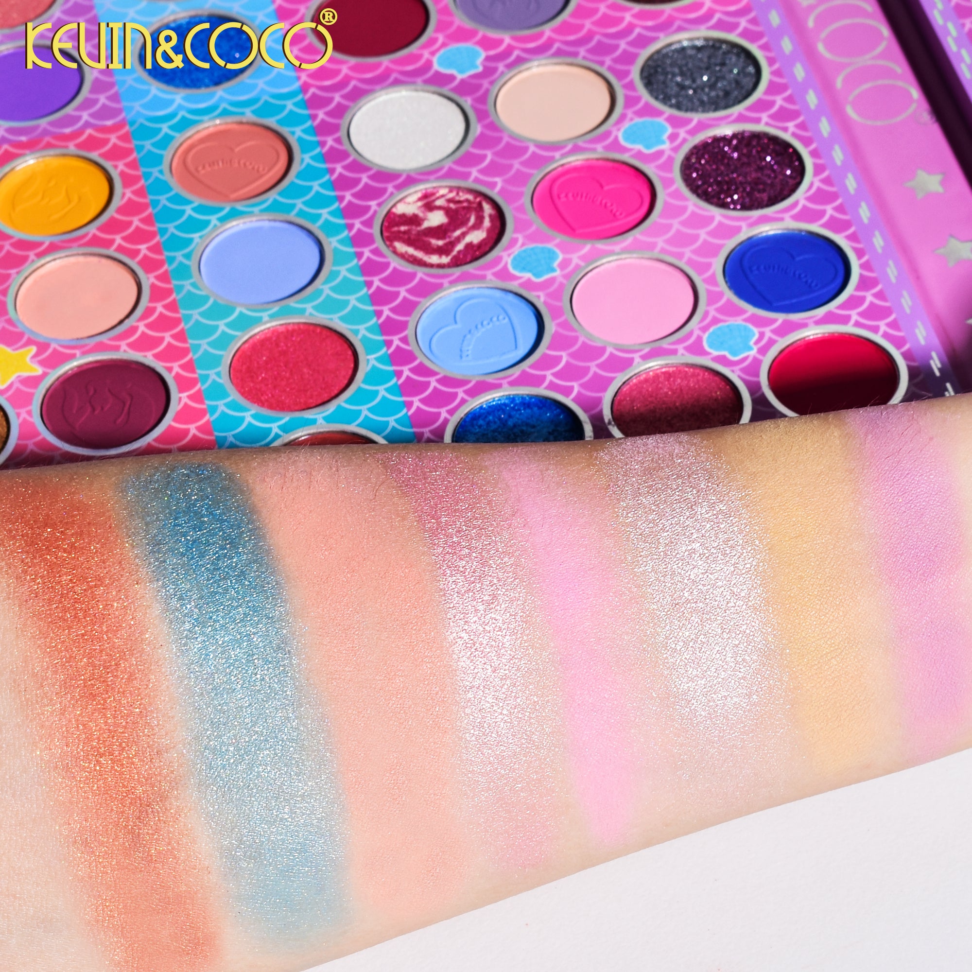 86-Color Mermaid Teasure Eyeshadow Palette (KC894431)