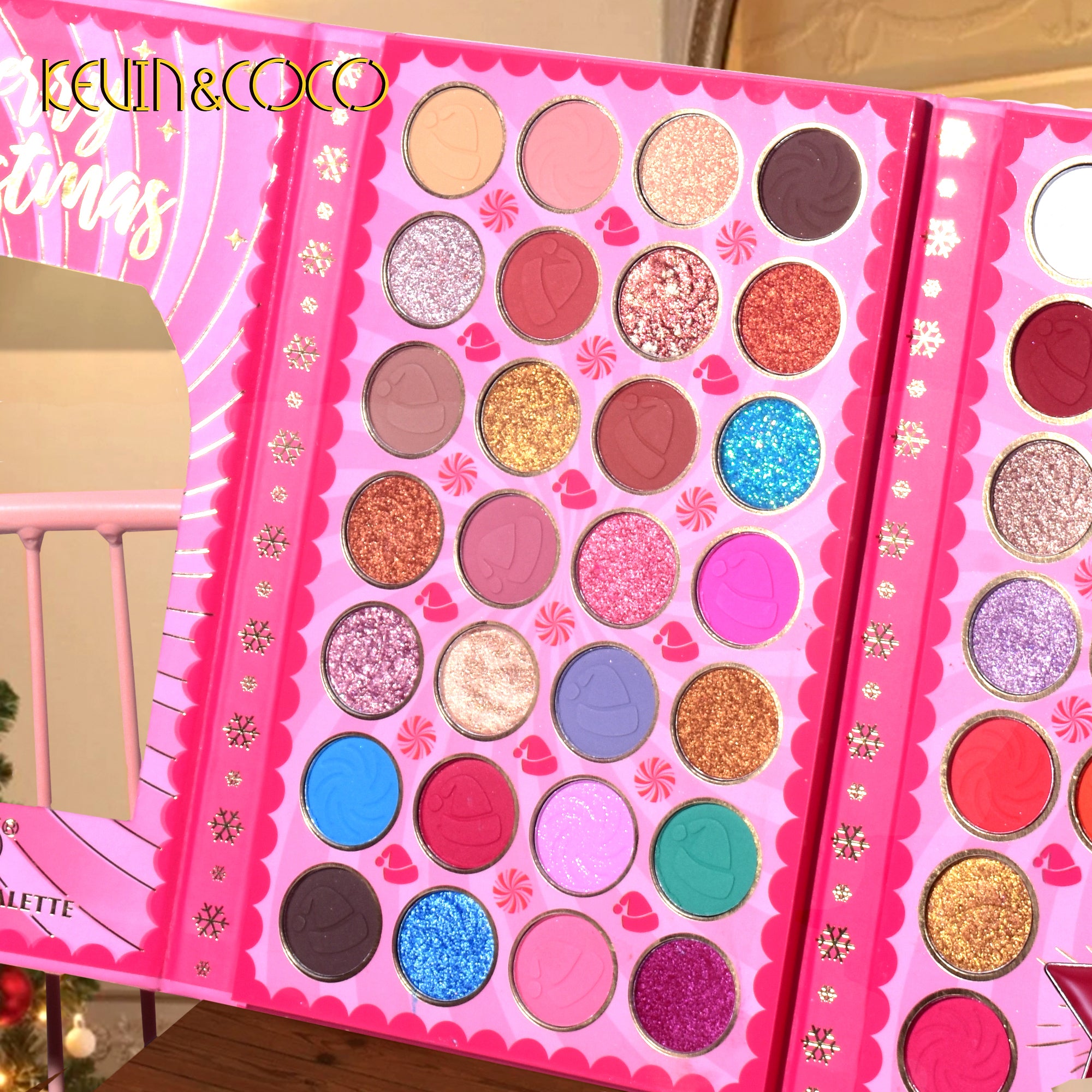 【Christmas Edition】50-Color Christmas Tree Makeup Palette (KC231569)