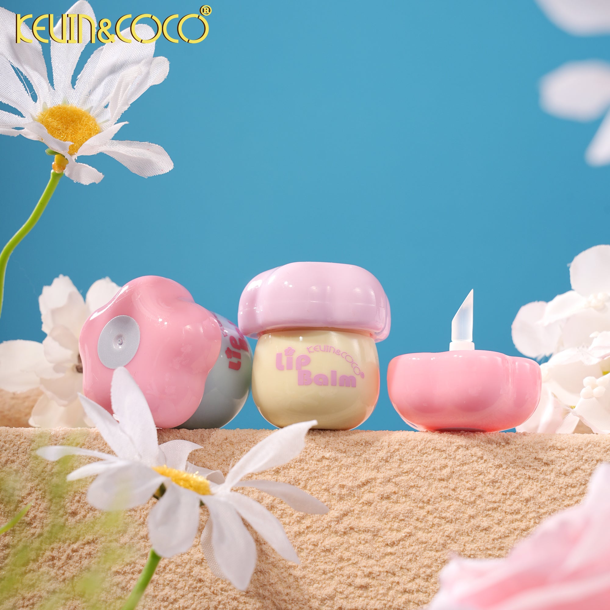 Flower Pudding Lip Balm-24PCS(KC1514)