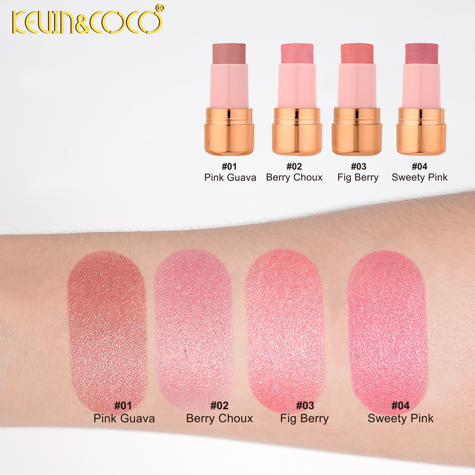 Shajar Rosemary Collection Blush Stick-24PCS(KC1953)