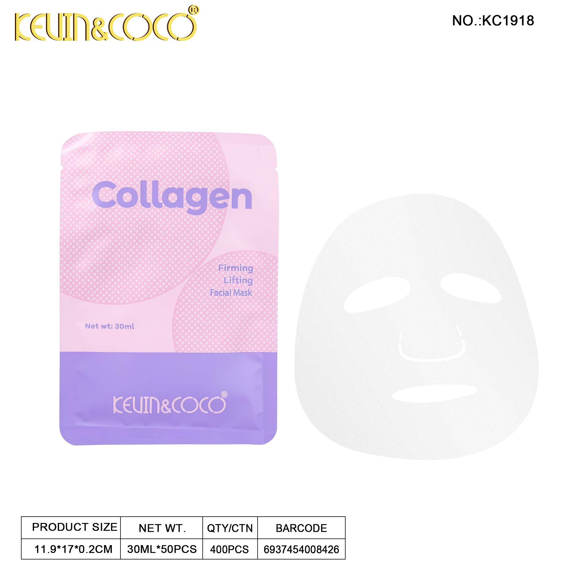 Berry Hydrating Mask-50PCS(KC1918)