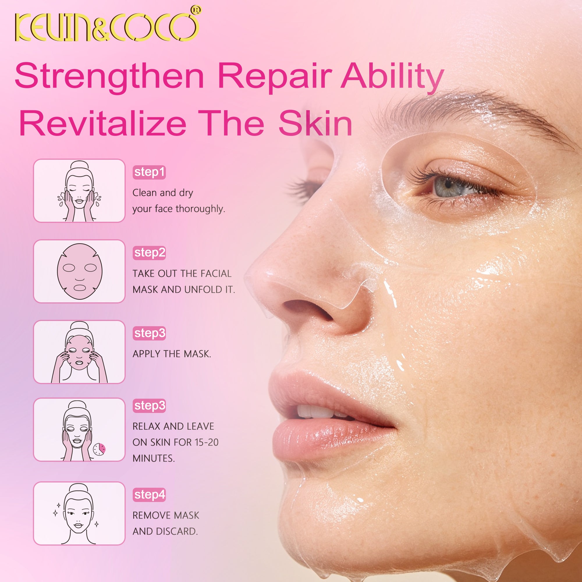 Berry Hydrating Mask-50PCS(KC1918)