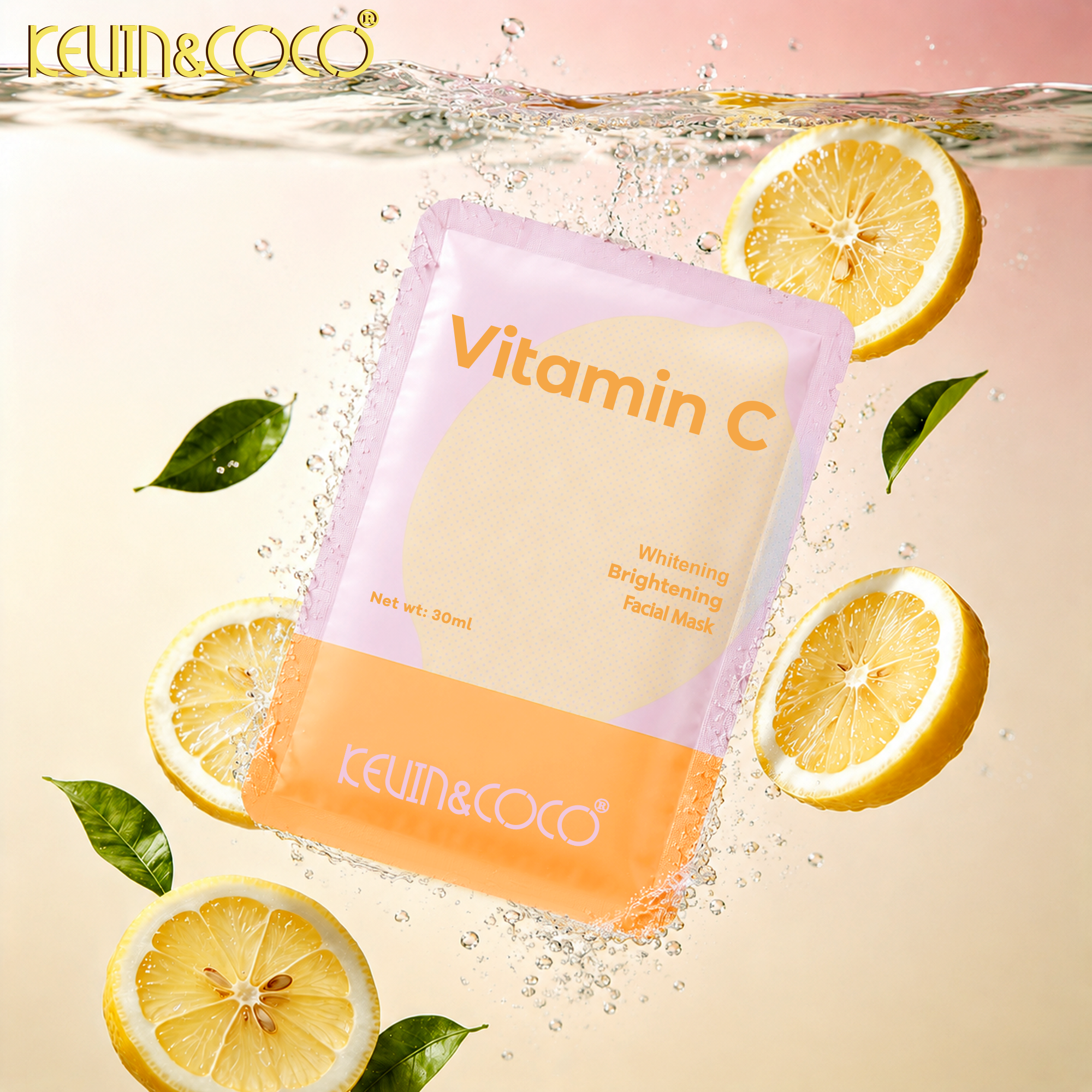 Orange VC Mask-50PCS(KC1962)