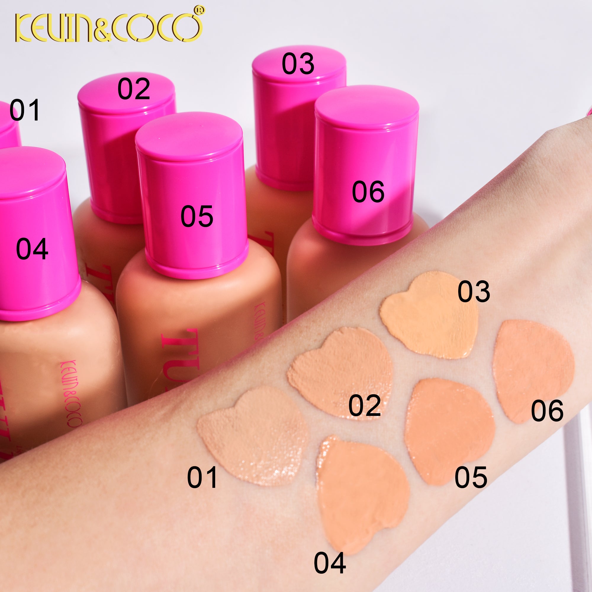 6-Color Tulip Liquid Foundation