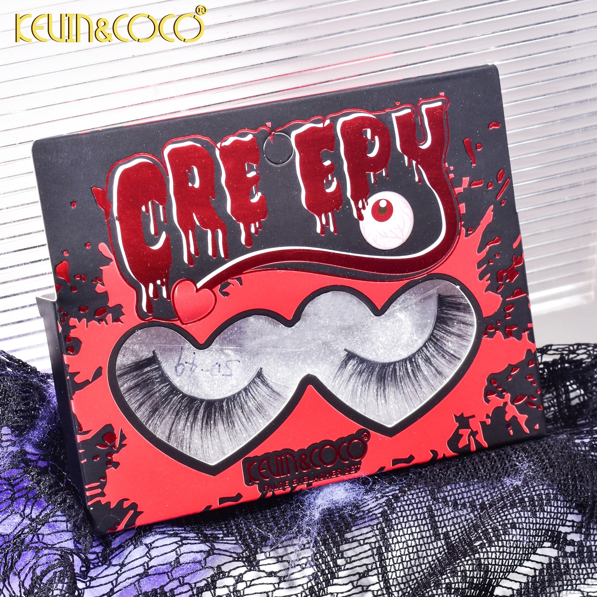 【Halloween Edition】10 Pairs Hauntingly Beautiful Eye Lashes (KC244751)