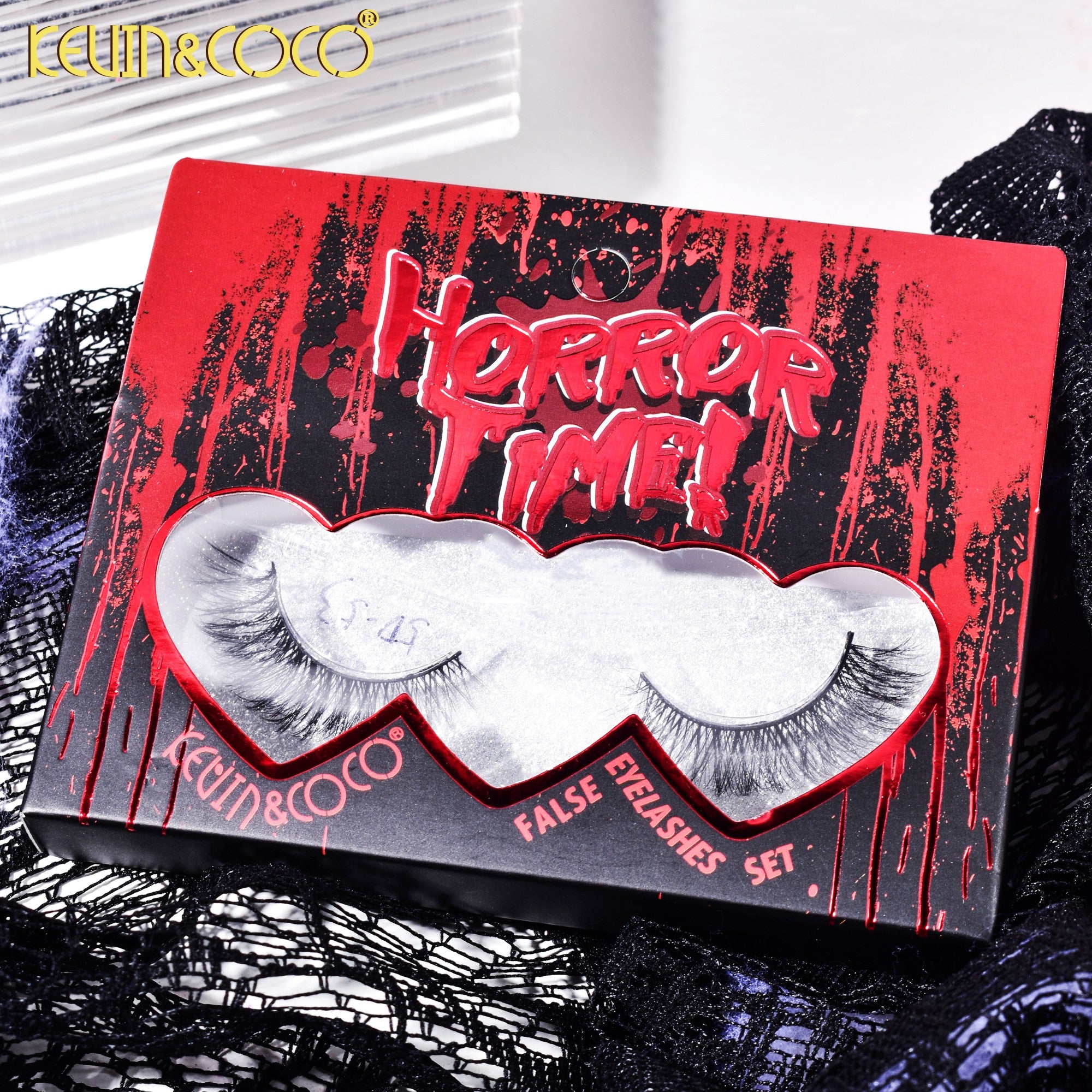 【Halloween Edition】10 Pairs Hauntingly Beautiful Eye Lashes (KC244751)