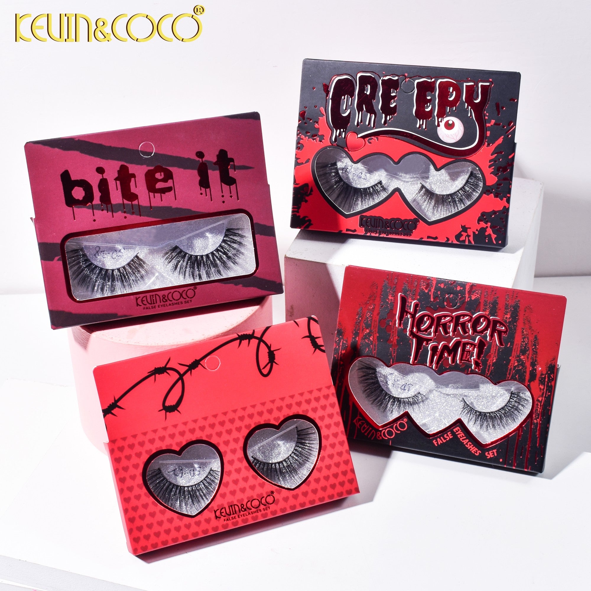 【Halloween Edition】10 Pairs Hauntingly Beautiful Eye Lashes (KC244751)