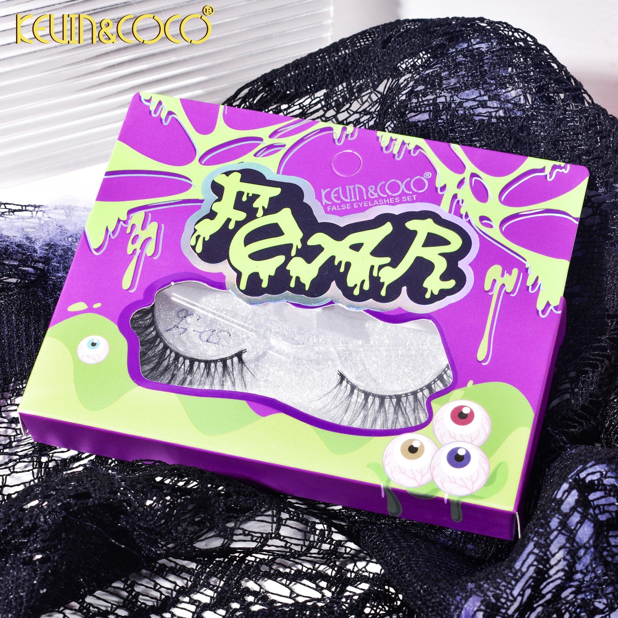 【Halloween Edition】10 Pairs Hauntingly Beautiful Eye Lashes (KC244751)