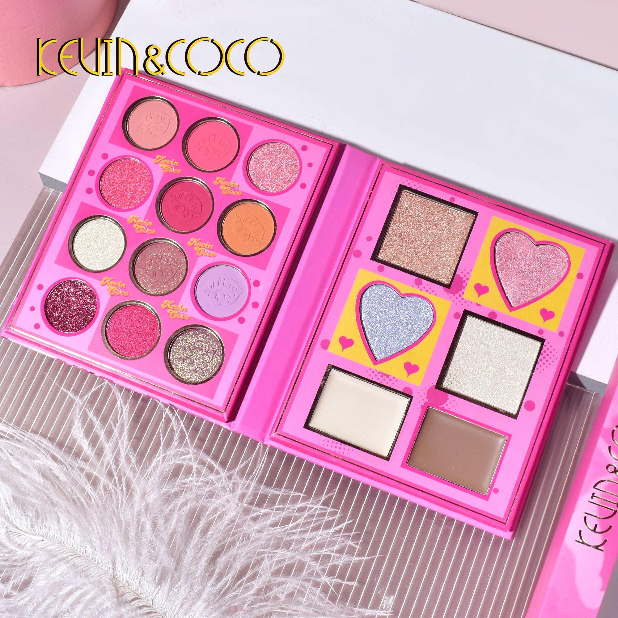 18-Color Pink Cat Lady Makeup Kit (KC231910)