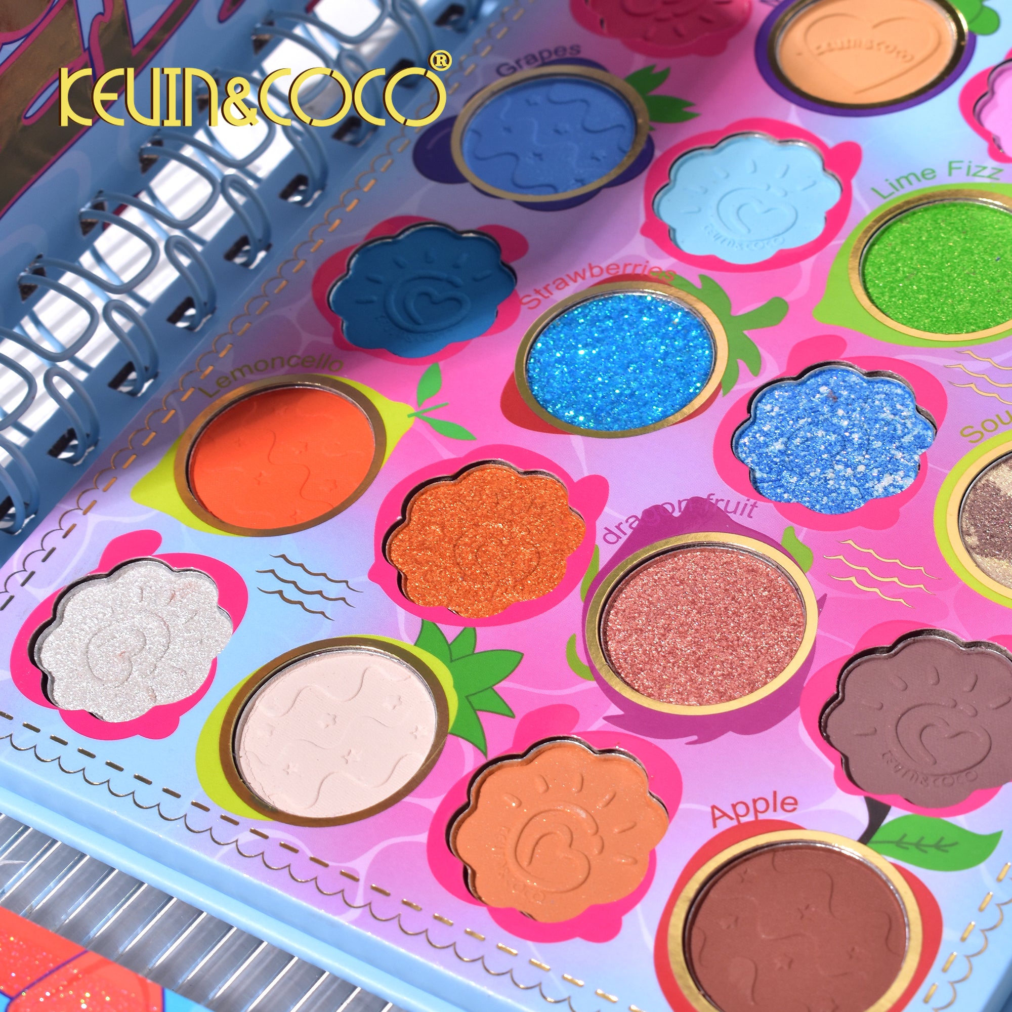 Paleta de sombras de ojos Sand Beach de 20 colores