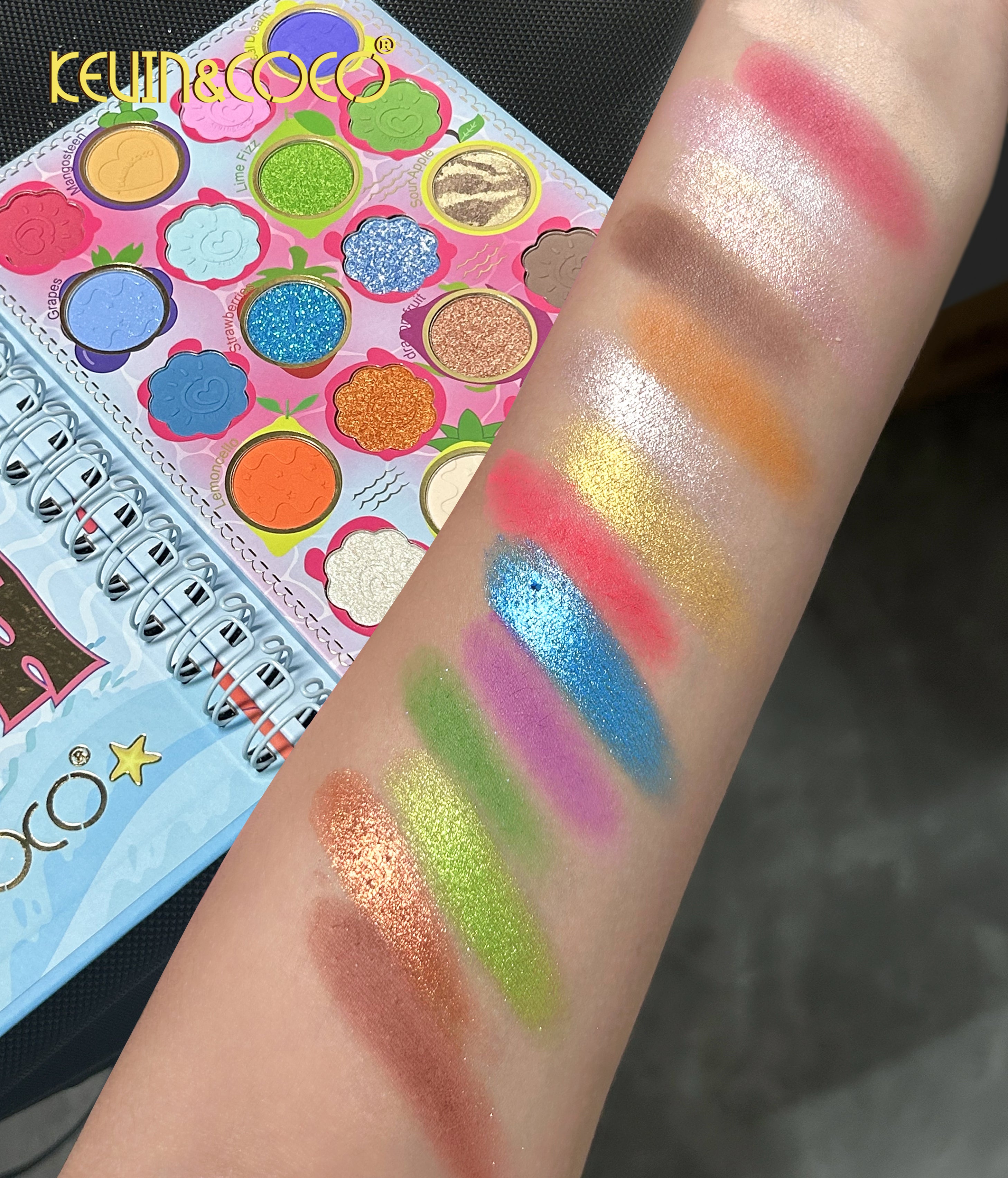 Paleta de sombras de ojos Sand Beach de 20 colores