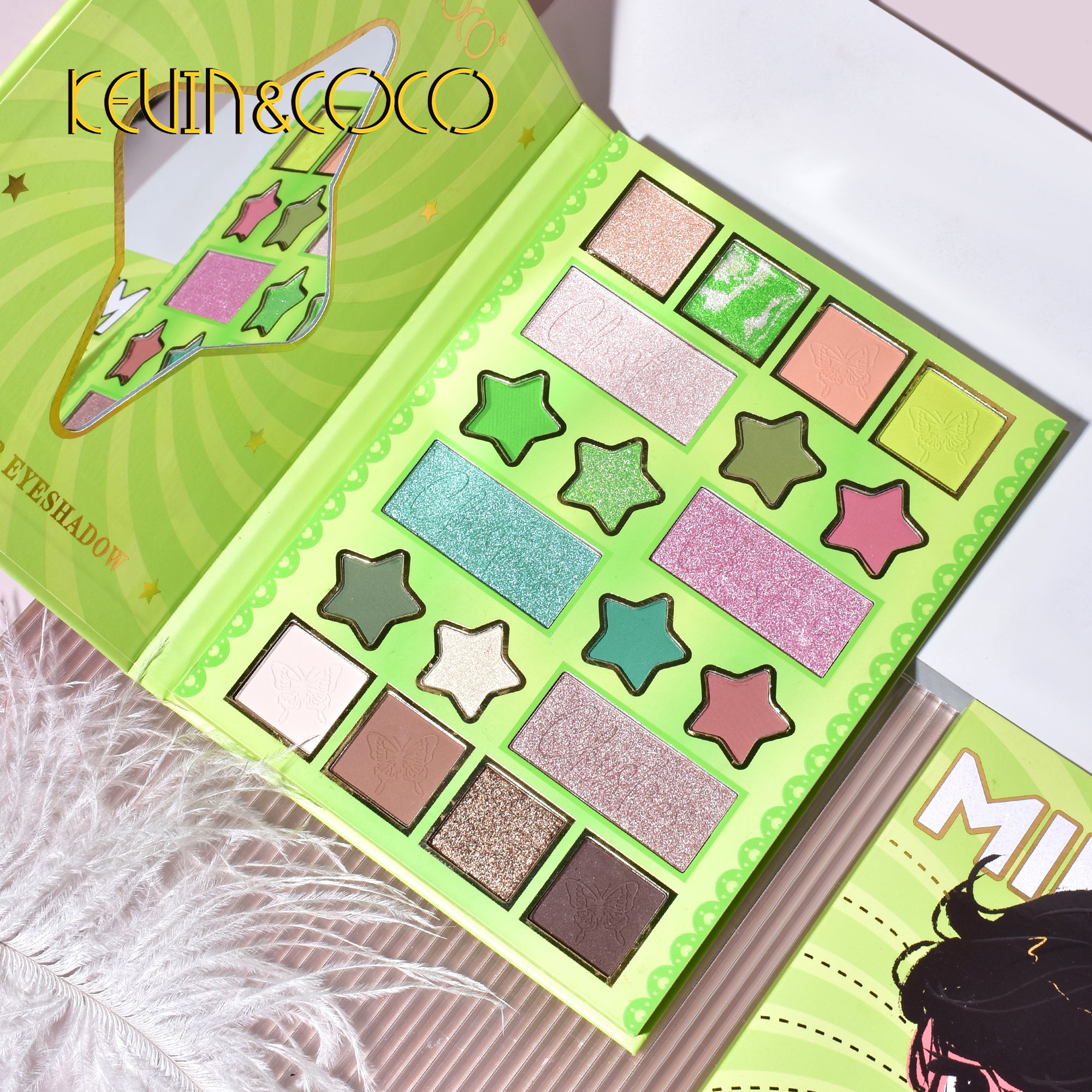 Paleta de sombras de ojos PoP Girl de 20 colores (KC233822, KC233839, KC233846, KC233815)