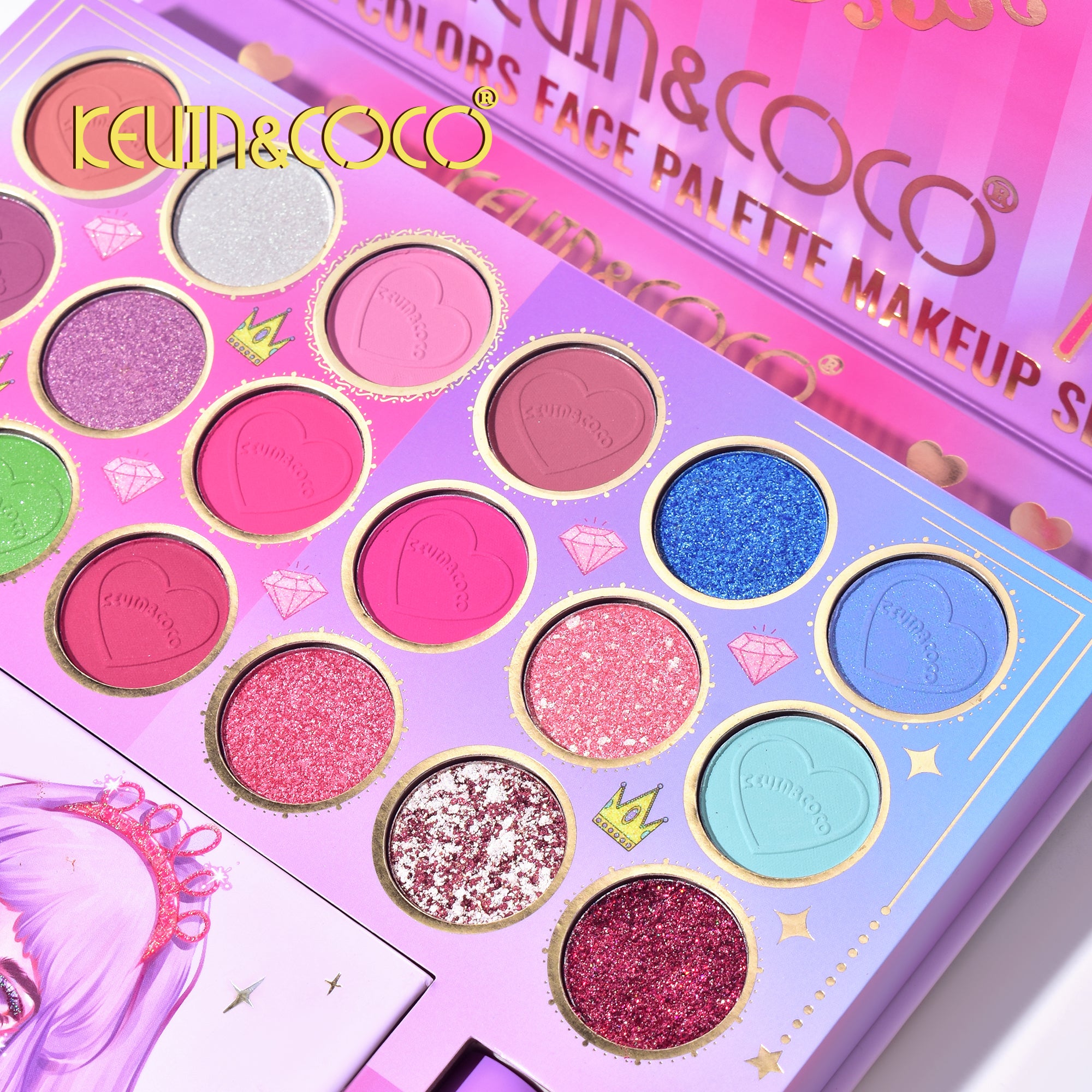 22-Color Sugar Dream Makeup Set (KC233907)