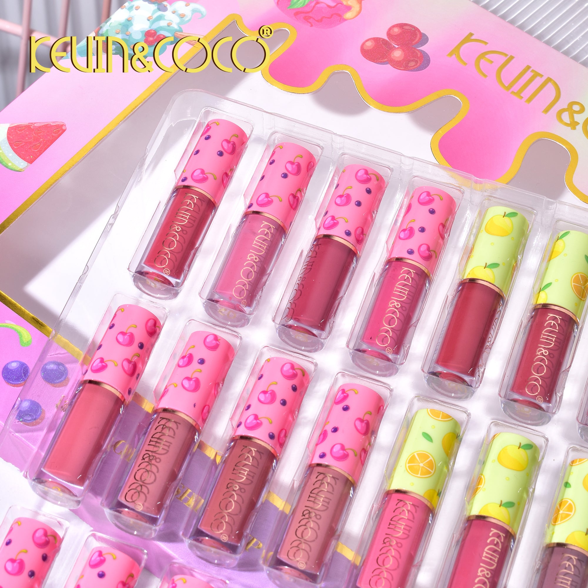 36-Color Icecream Lip Gloss Set (KC240272)