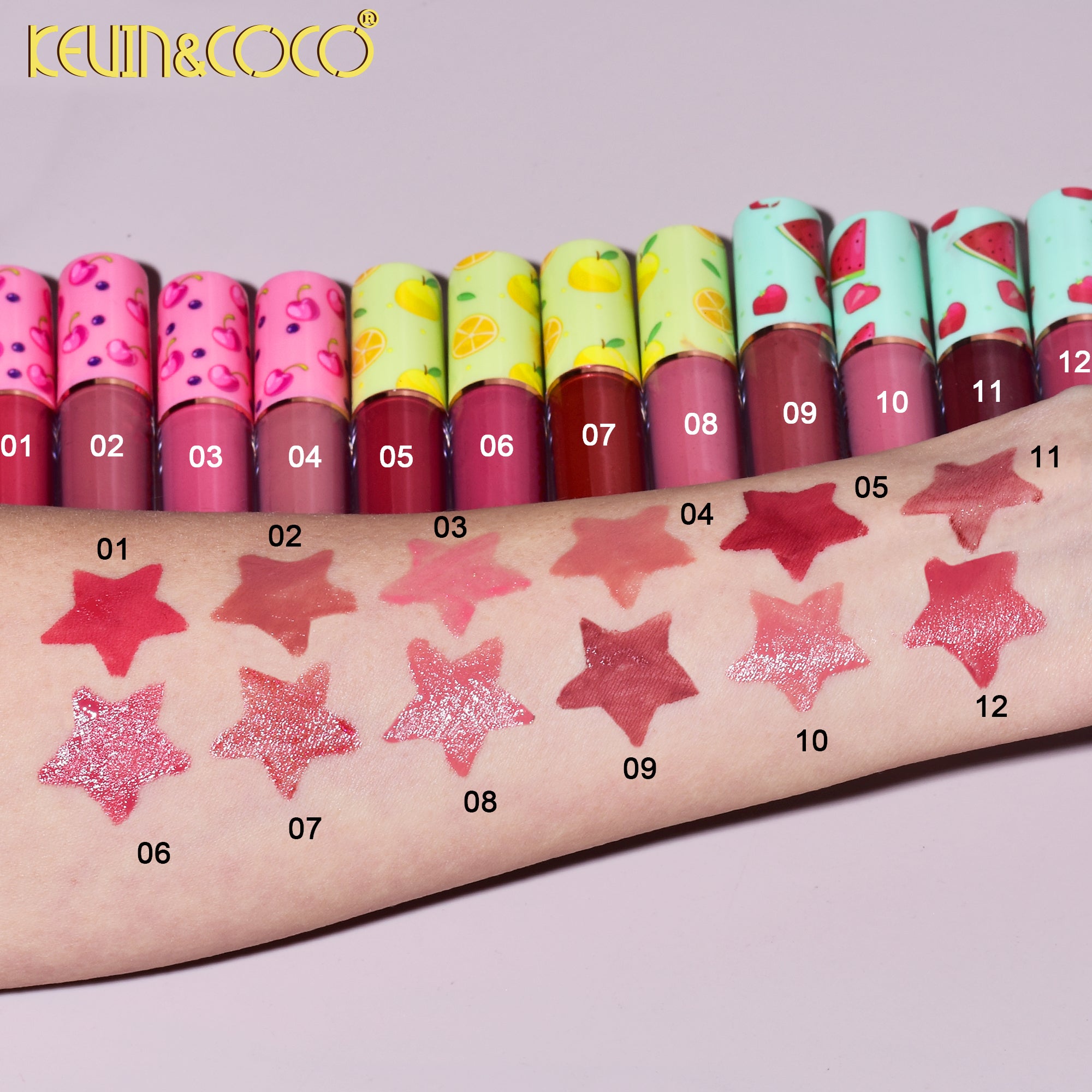 36-Color Icecream Lip Gloss Set (KC240272)