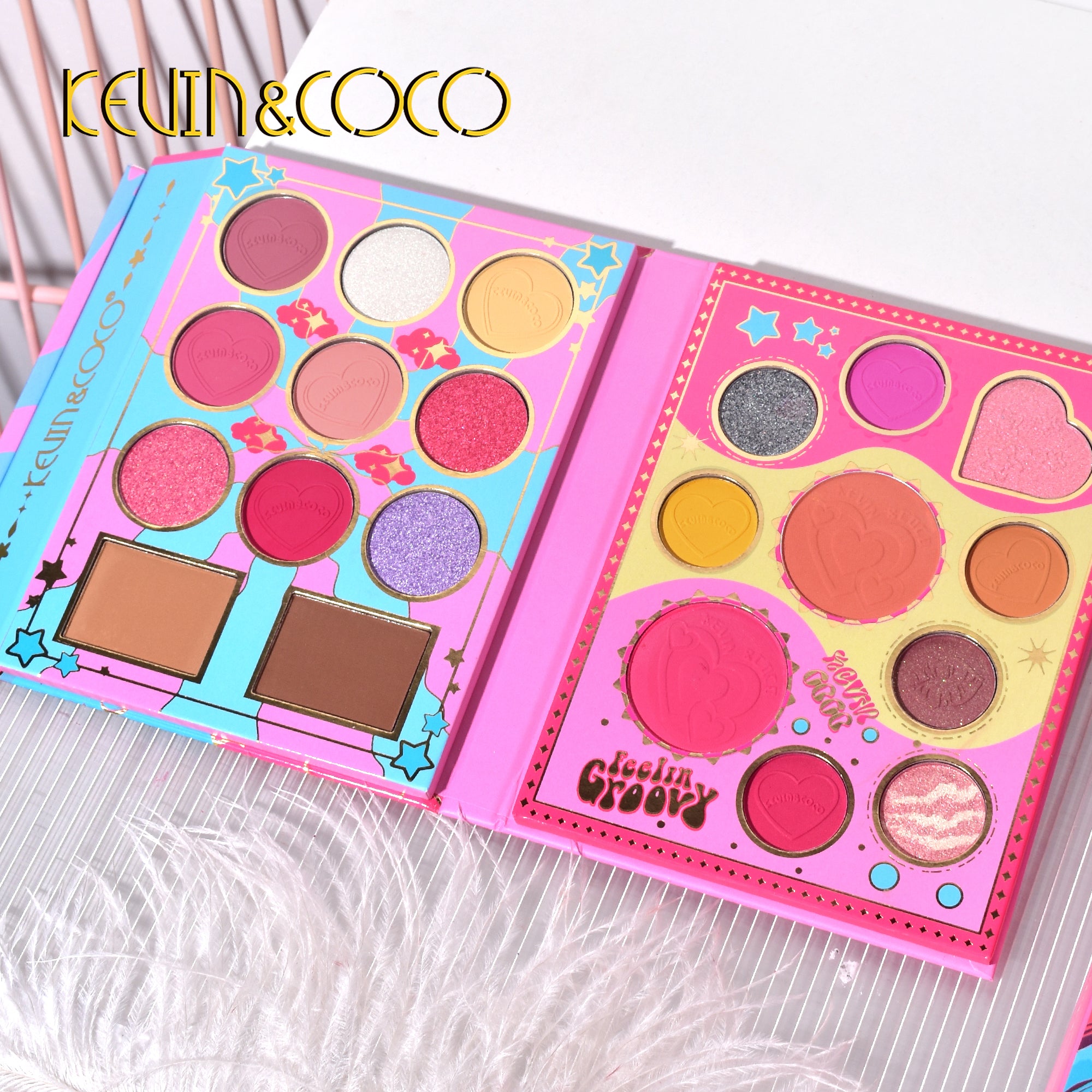 43-Color Cutie Pie Eyeshadow Palette (KC233563,KC233587,KC233570)