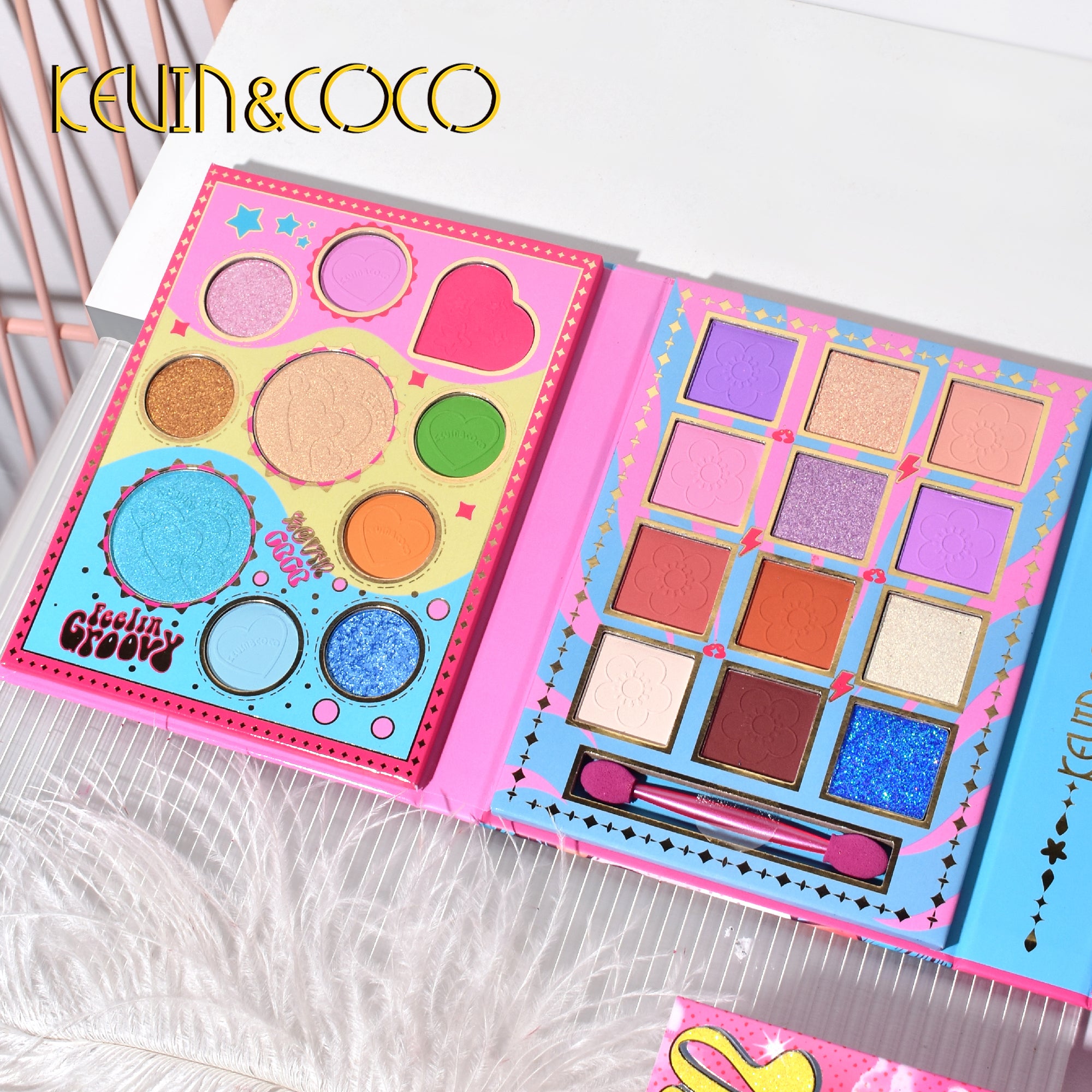 43-Color Cutie Pie Eyeshadow Palette (KC233563,KC233587,KC233570)