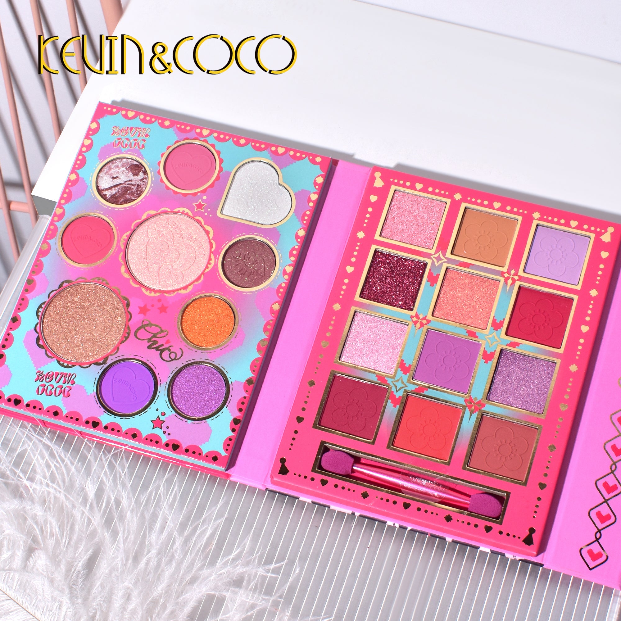 43-Color Cutie Pie Eyeshadow Palette (KC233563,KC233587,KC233570)