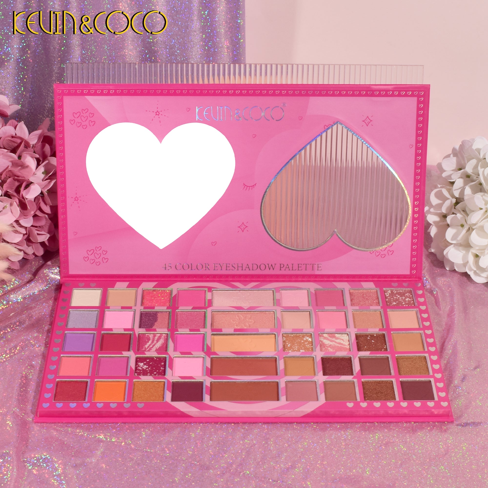 Paleta de sombras de ojos Love Crush de 45 colores (KC234127)