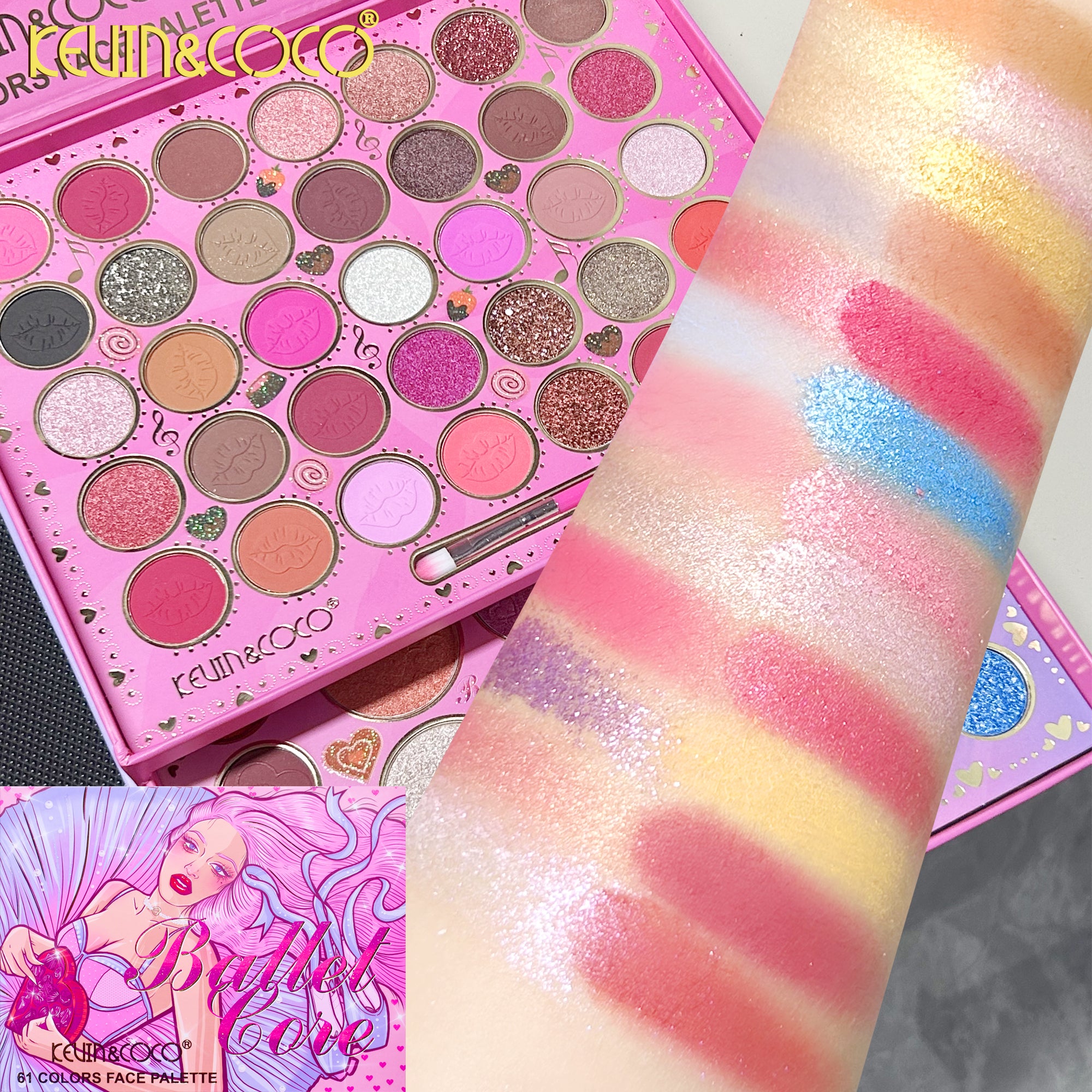 61-Color Ballet Girl Palette (KC231675)