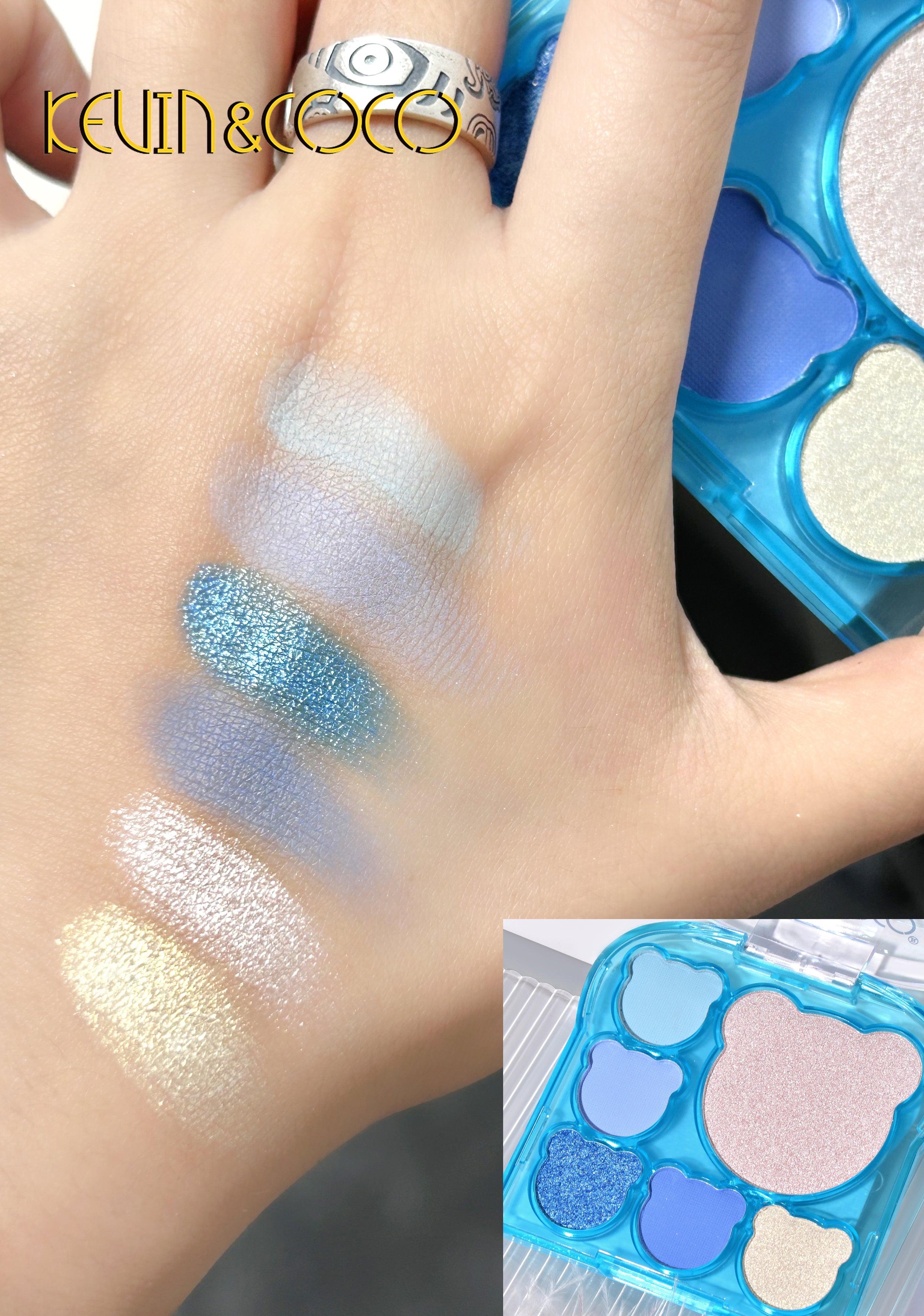 9-Color Blue Bear Makeup Kit (KC233334)