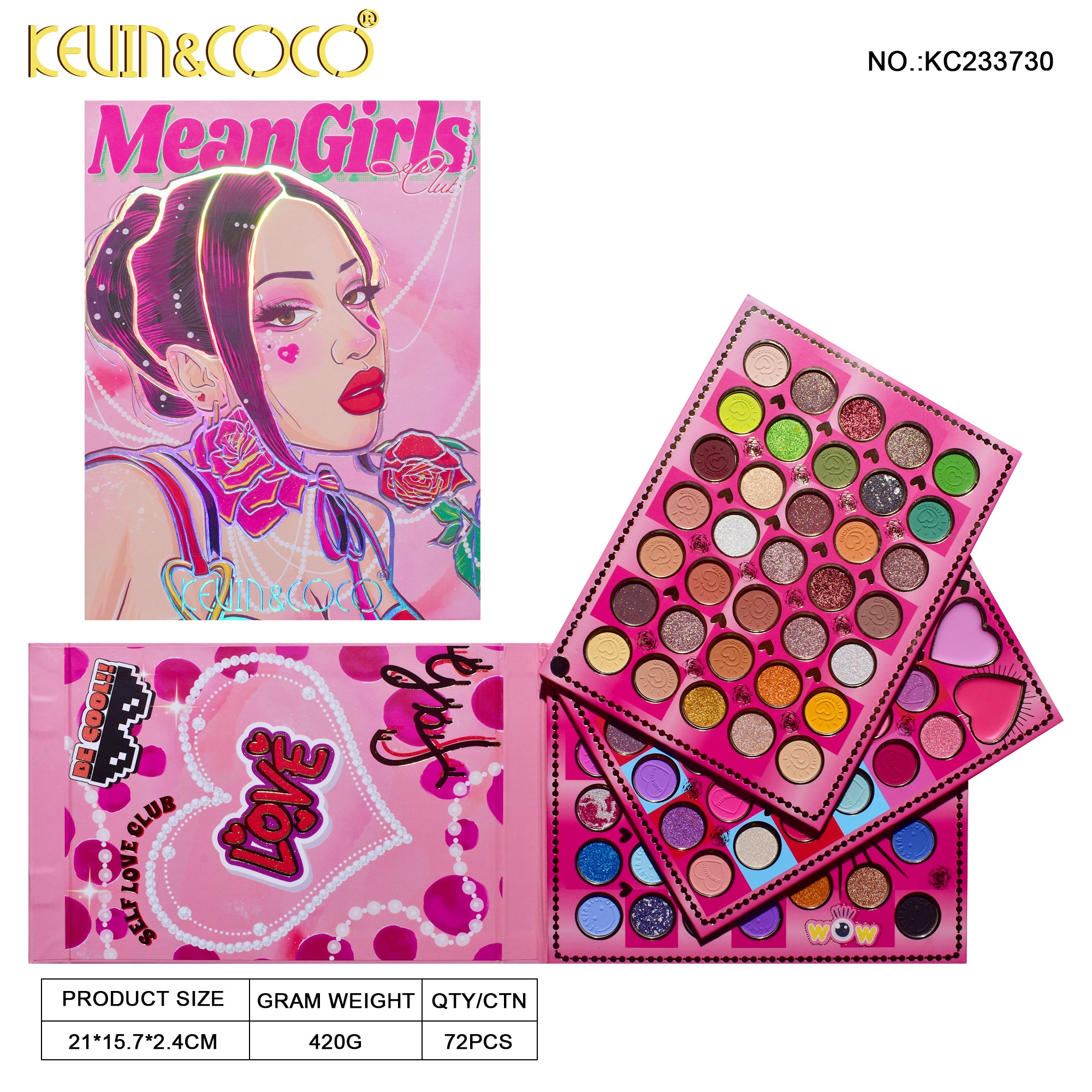 97-Color Mean Girl Makeup Palette (KC233730)