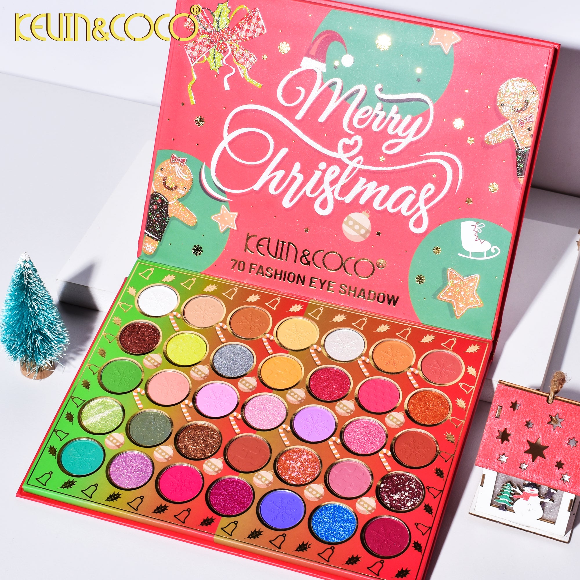 【Christmas Edition】70-Color Christmas Wonderland Eyeshadow Palette