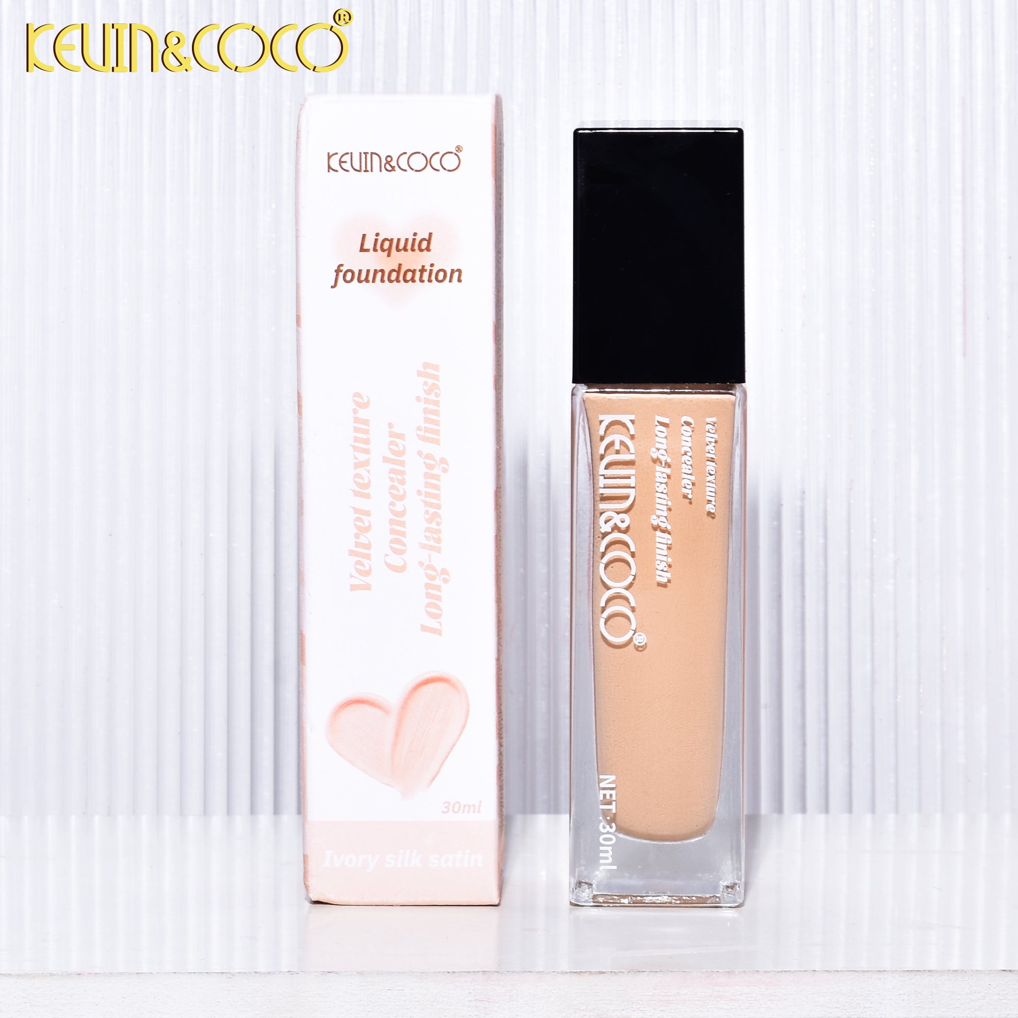 6-Color Flawless Face Liquid Foundation (KC244966)